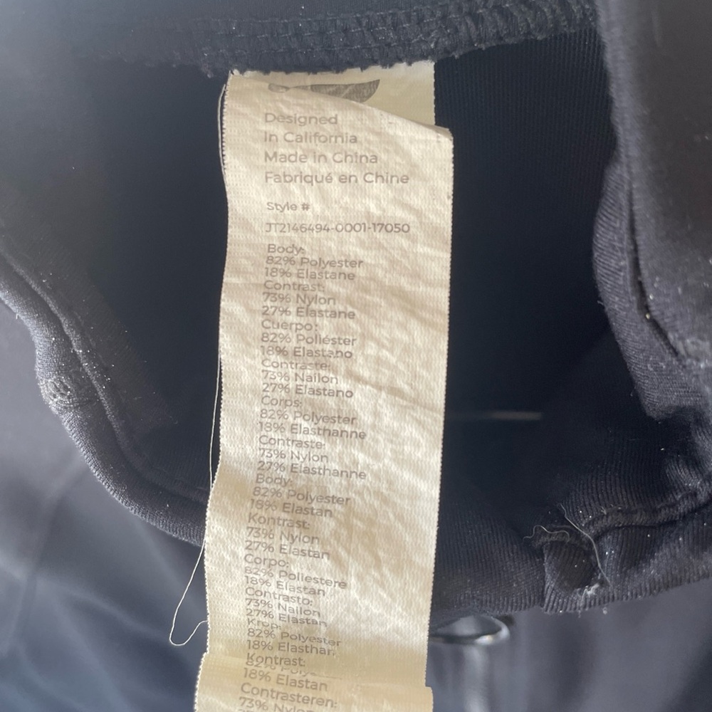 Fabletics Black Trinity Performance Jacket Black Size Large - Picture 6 of 7